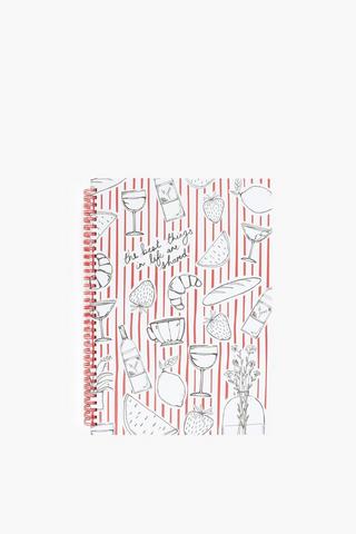 A4 Recipe Thabana Spiral Notebook