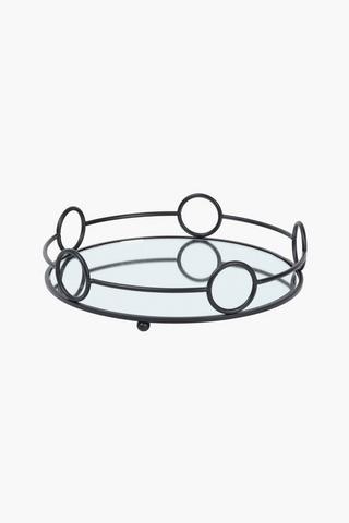 Orbit Decor Mirror Tray, 23x4cm