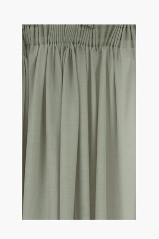 Taped Linen Slub Sheer Curtain, 218x270cm
