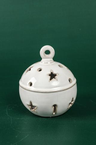 Led Star Bauble Statue, 9.5x11.5cm