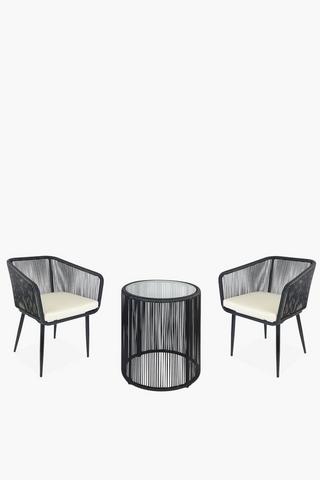 Rattan 3 Piece Patio Set