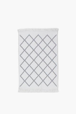 Jacquard Geometric Rug, 60x90cm
