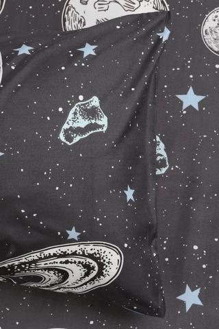 Soft Touch Gabrial Space Reversible Pillowcase