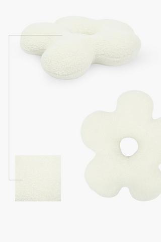 Fluffy Shaped Flower Cushion, 45cm