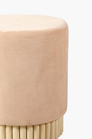 Palma Velvet Ottoman