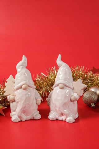 Ceramic Gnome Statue, 14cm