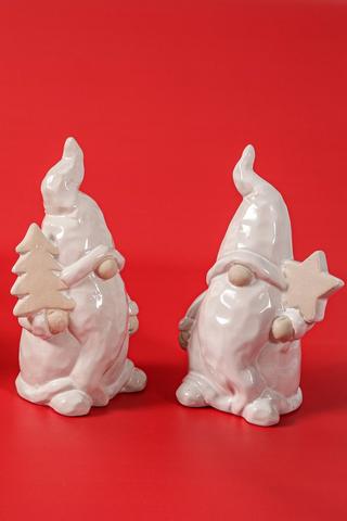Ceramic Gnome Statue, 14cm