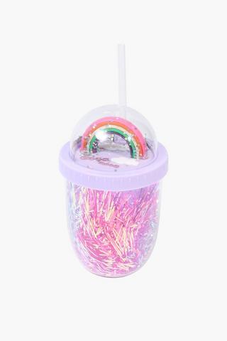 Rainbow Tinsel Sippy Cup