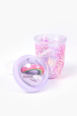 Rainbow Tinsel Sippy Cup