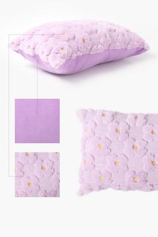 Tufted Floral Scatter Cushion, 30x50cm