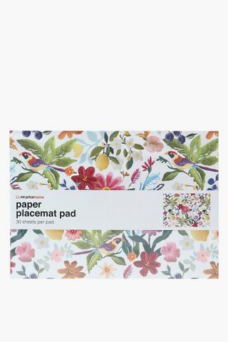 30 Pack Tahiti Paper Placemats