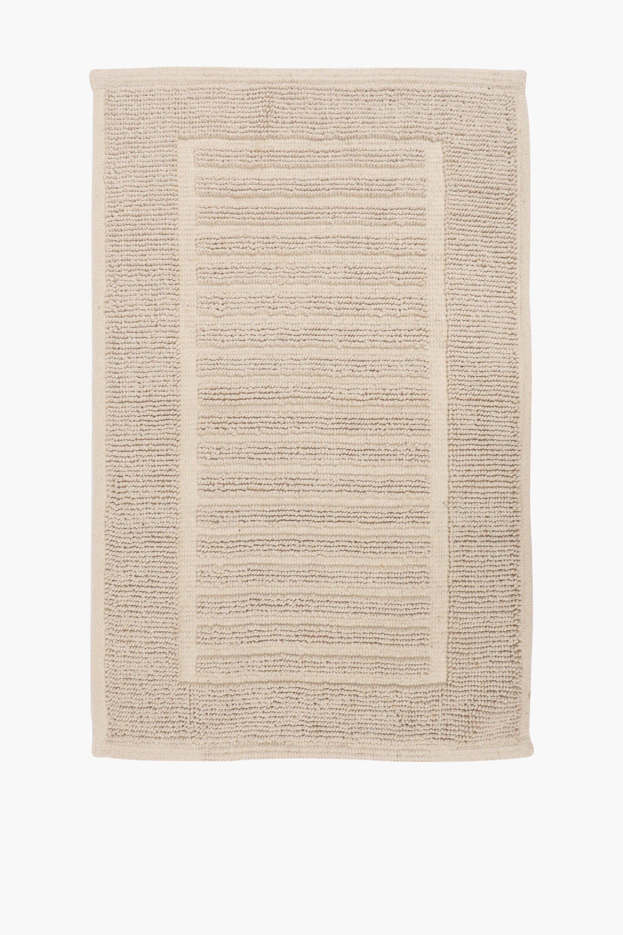 2 Piece Charcoal Tufted Bath Mat Set
