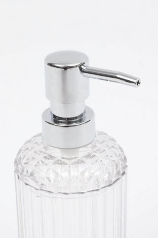 Plastic Fluted Soap Dispenser