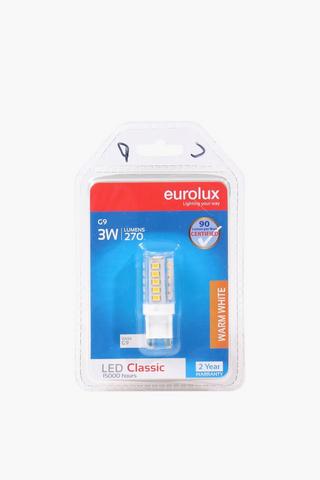 Eurolux 3w Led Bulb, G9