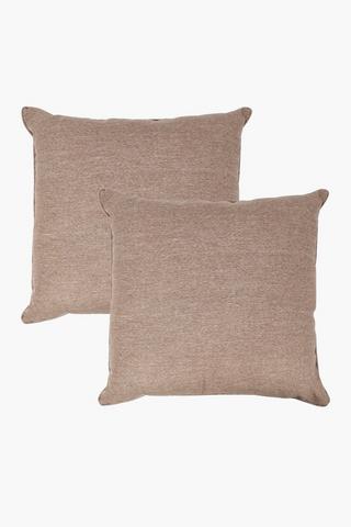 2 Pack Berlin Woven Scatter Cushion, 60x60cm