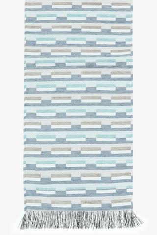 Chenille Stripe Table Runner