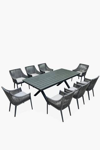 Orca 9 Piece Patio Dining Set