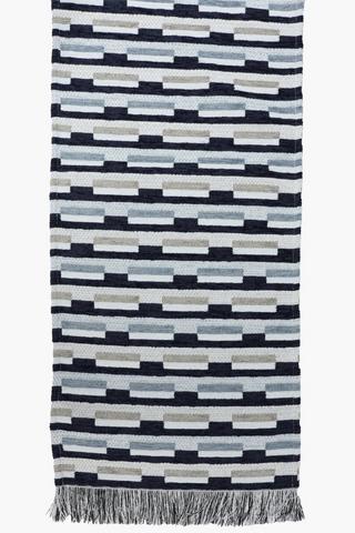Chenille Stripe Table Runner