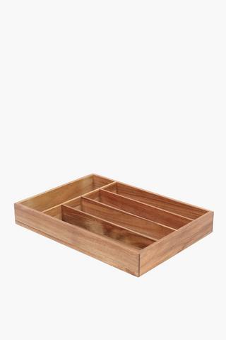 Acacia Cutlery Tray