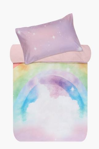 Soft Touch Aurora Rainbow Duvet Cover Set