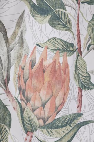 2 Pack Pink Star Protea Cafe Curtain, 110x120cm
