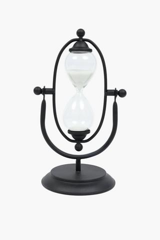 Industrial Metal And Glass Timer, 15x26.5cm