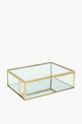 Mirror Jewellery Box, 18x6cm