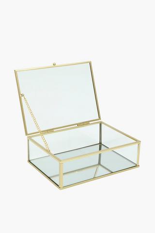Mirror Jewellery Box, 18x6cm