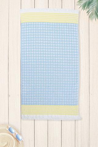 Cotton Jacquard Hammam Beach Towel, 85x160cm