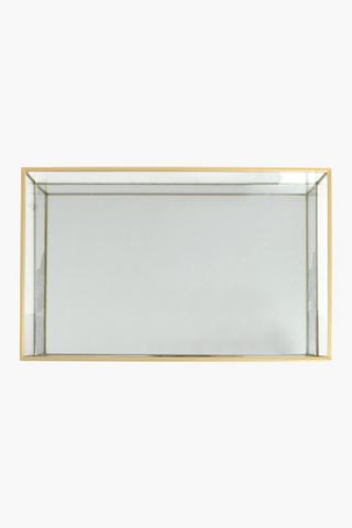 Mirror Decor Tray, 30x19cm