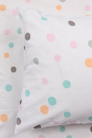 Polycotton Leila Dot Standard Pillowcase