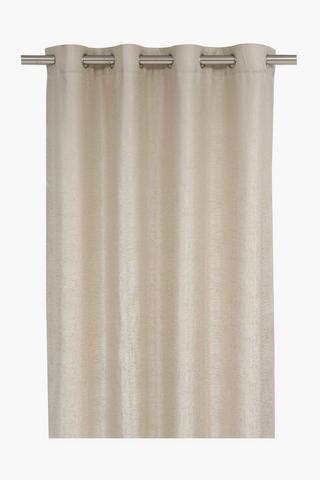 Eyelet Jacquard Gravel Curtain, 140x225cm