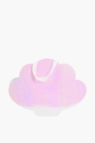 Shaped Cloud Iridescent Gift Bag