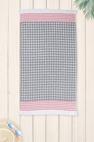 Cotton Jacquard Hammam Beach Towel, 85x160cm
