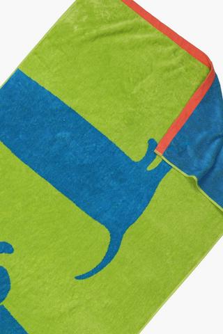 Cotton Jacquard Dog Beach Towel, 85x160cm