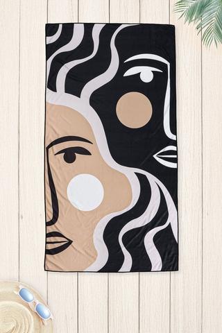Soft Touch Printed Tembisa Beach Towel, 80x150cm