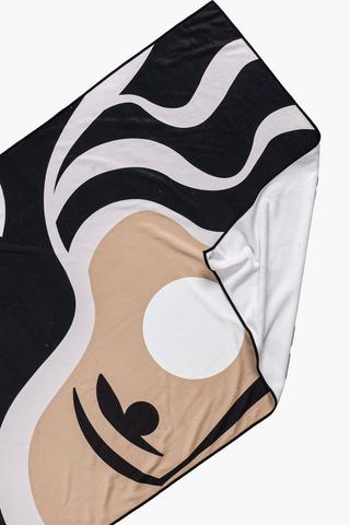 Soft Touch Printed Tembisa Beach Towel, 80x150cm