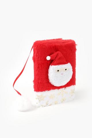 Christmas A5 Faux Fur Notebook