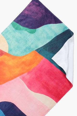 Cotton Printed Anerley Beach Towel, 85x160cm