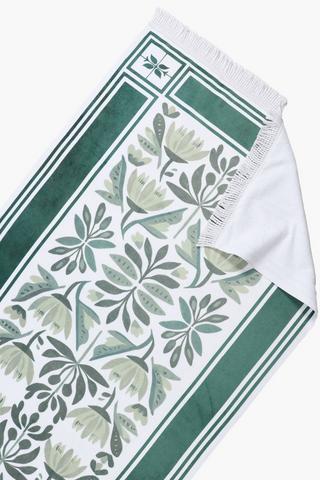 Polycotton Printed Fringe Lenasia Beach Towel, 85x160cm