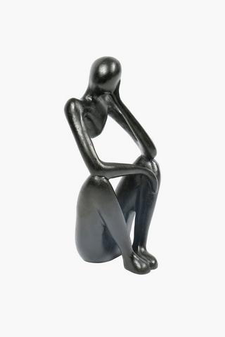 Thinker Hollow Figure, 12x23cm