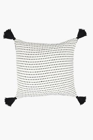 Textured Bron Stripe Scatter Cushion, 50x50cm