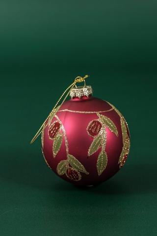 Hanging Pomegranate Bauble, 8cm