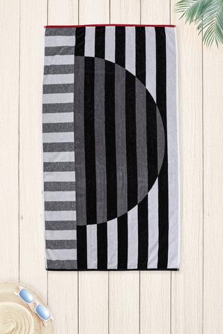 Jacquard Half Moon Beach Towel, 70x140cm