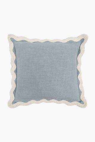 Textured Sea Scallop Scatter Cushion, 50x50cm