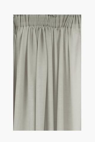 Taped Linen Slub Sheer Curtain, 218x279cm