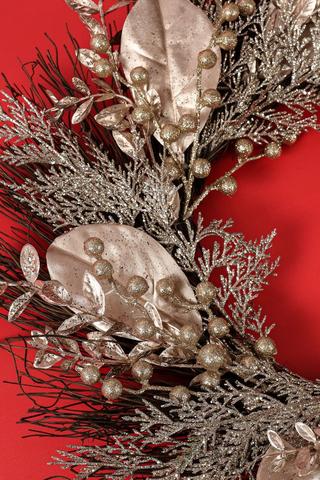 Glitter Wreath, 60cm