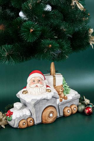 Santa Train Tree Holder
