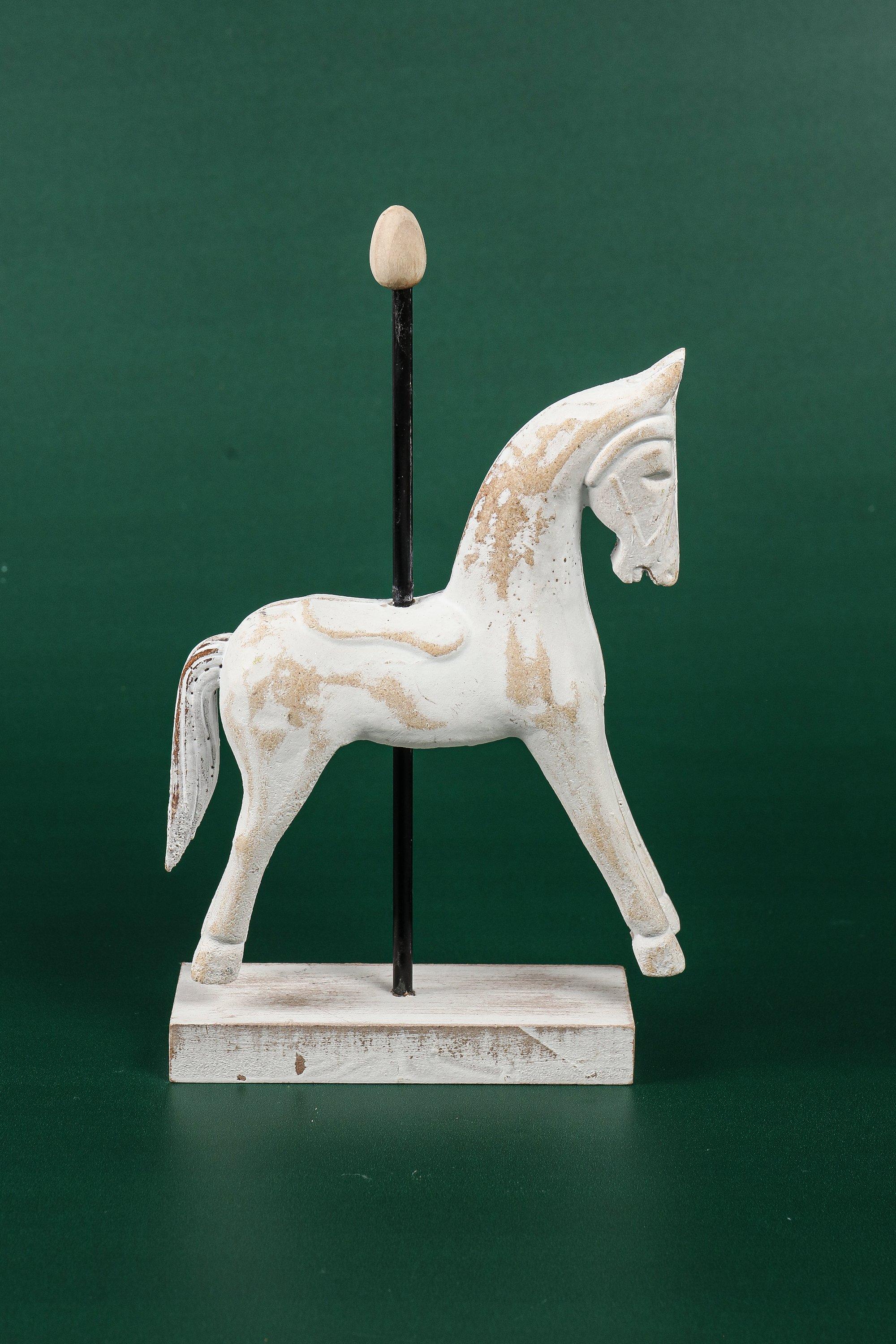 その他 CAROUSEL HORSE STATUE Carousel Horse Statue, 13x21cm
