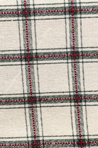 Opulent Check Festive Tablecloth